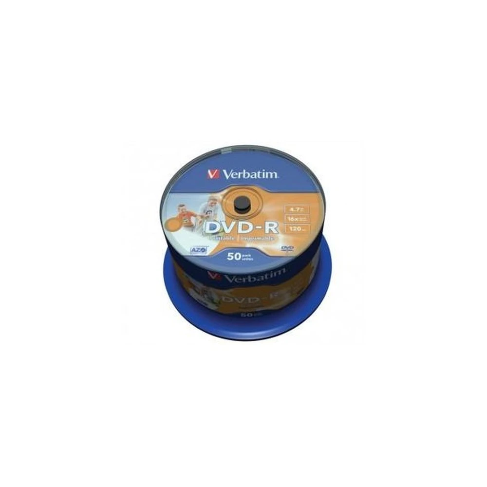 VERBATIM DVD-R 16x 50kom cilindričan
