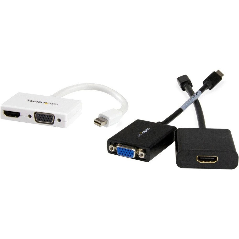STARTECH Mini DisplayPort VGA/D-Sub + HDMI Átalakító Fehér 10cm MDP2HDVGAW