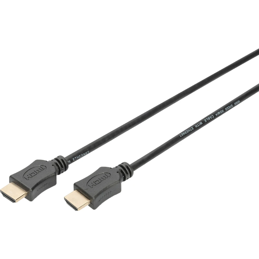 DIGITUS HDMI Connector Black 2m AK-330114-020-S