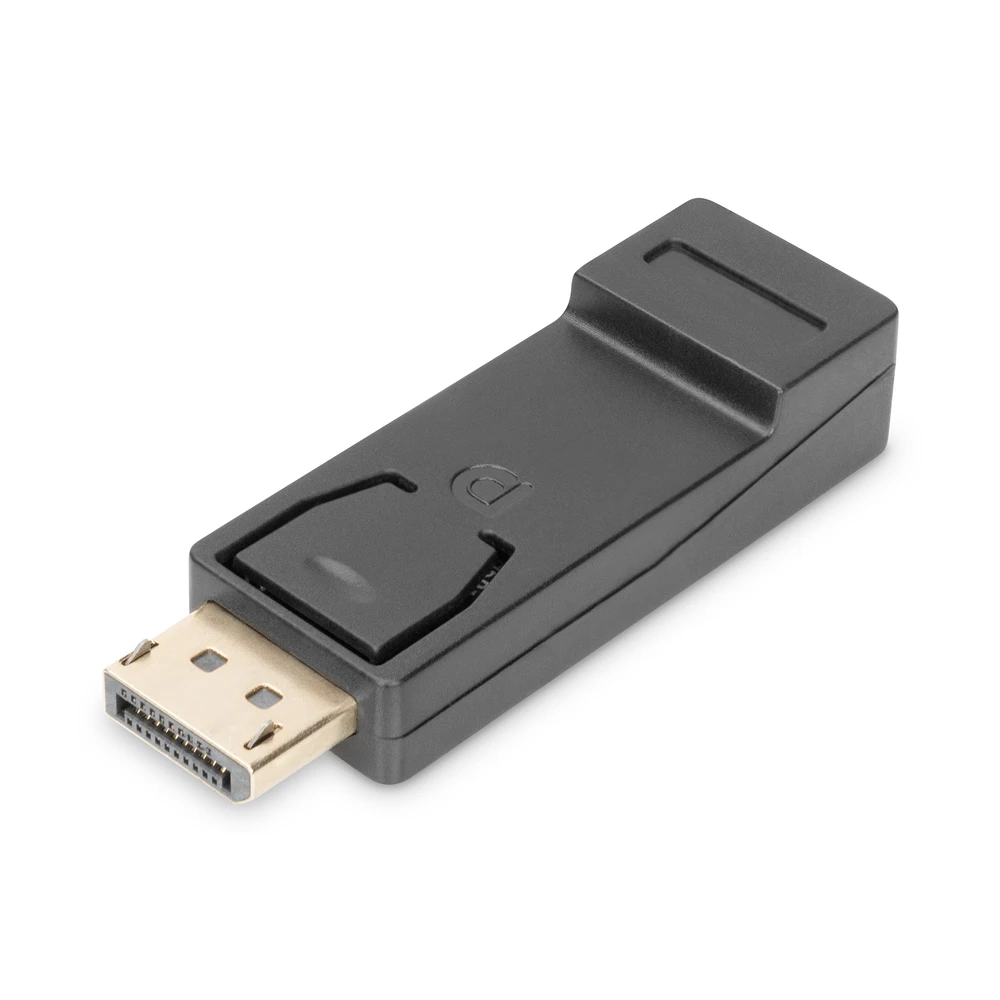 DIGITUS DisplayPort HDMI Transformator Schwarz 5cm AK-340602-000-S