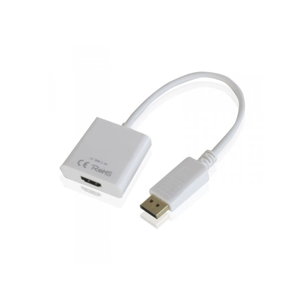 APPROX DisplayPort HDMI transformator Bijela 20cm APPC16