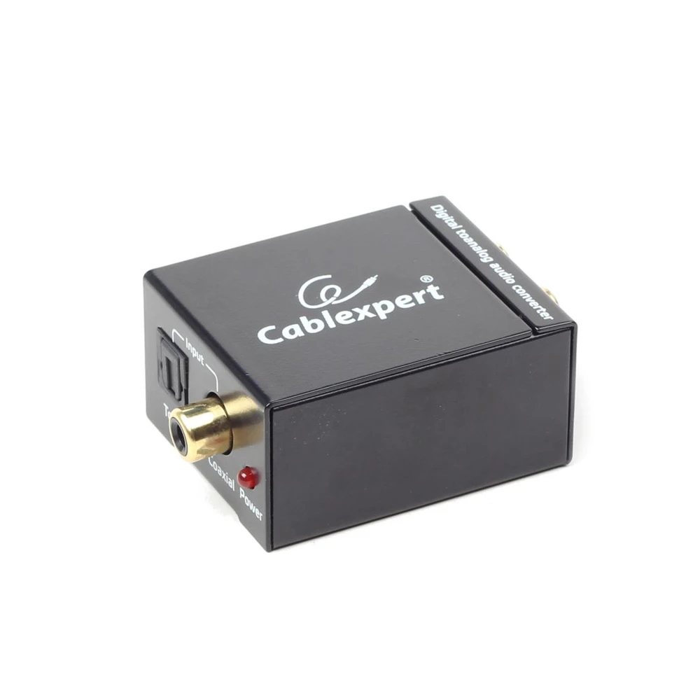 GEMBIRD RCA + Optički RCA transformator Crno 10cm DSC-OPT-RCA-001
