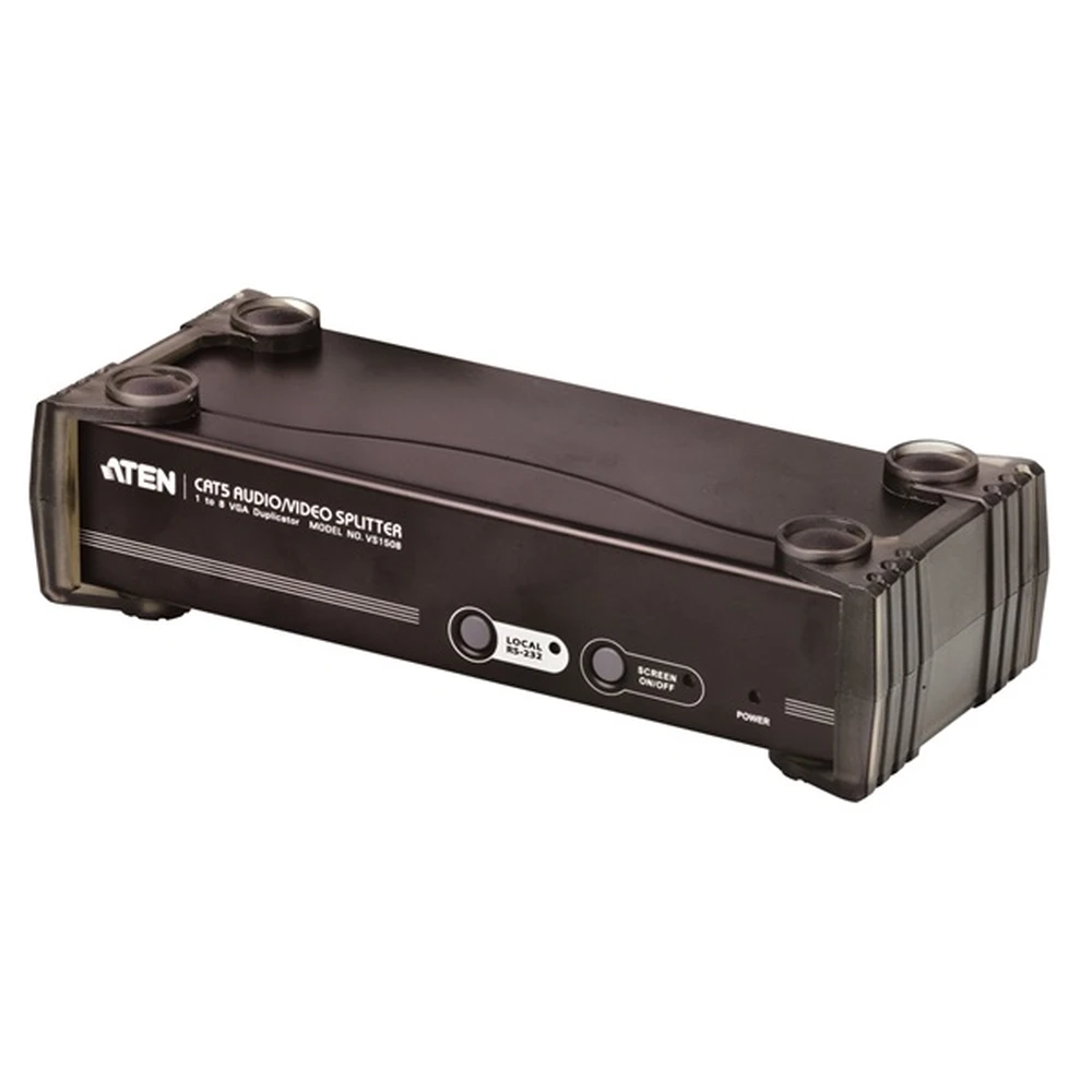 ATEN VS1508T-AT-G 8-Port VGA/Audio Cat5e/6 Splitter with RS-232
