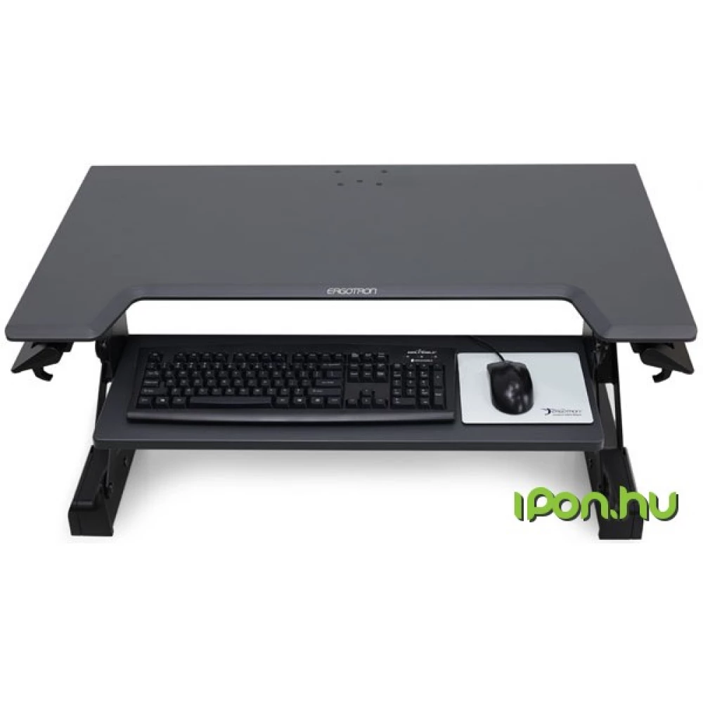 ERGOTRON WorkFit-TL Sit-Stand Desktop Workstation fekete
