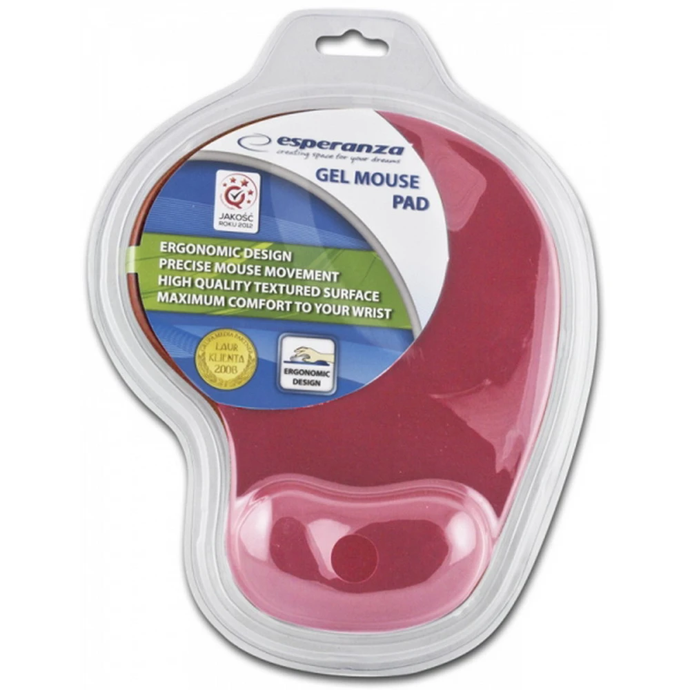 ESPERANZA EA137R Gel mouse pad piros