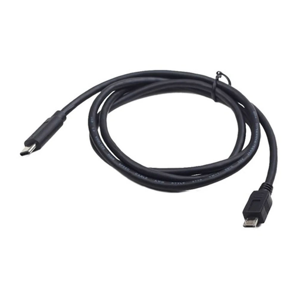 GEMBIRD USB 2.0 Type C Micro USB Átalakító Fekete 1.8m CCP-USB2-mBMCM-6