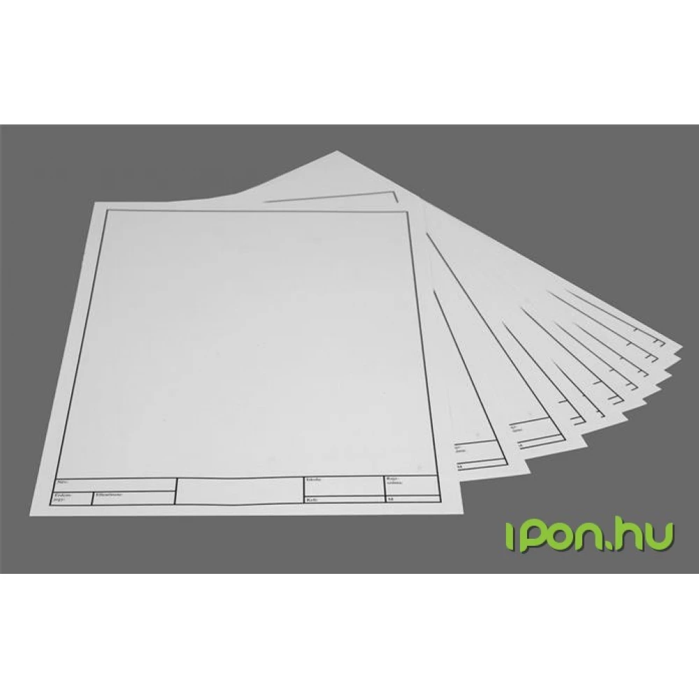 Technical rajzlap framed A4 80g