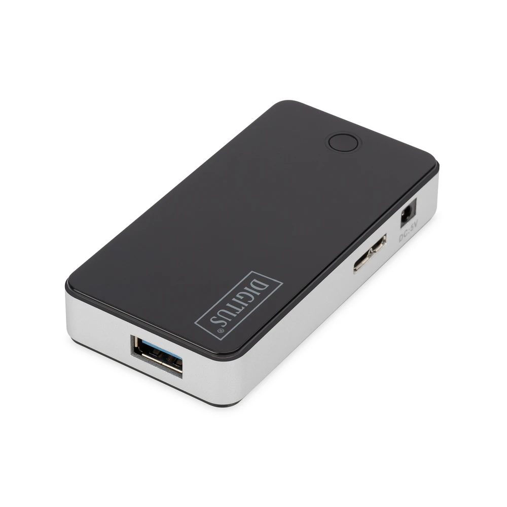 DIGITUS USB 3.0 Hub 4-port fekete