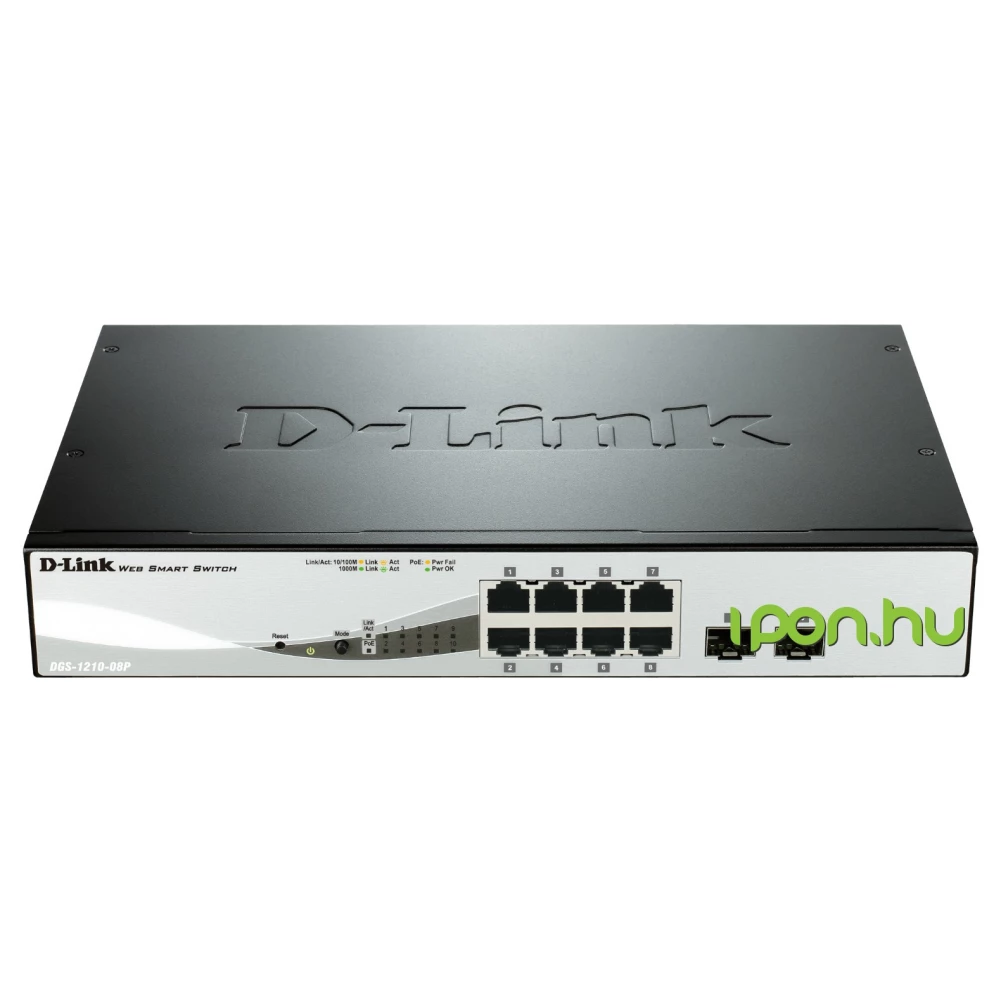 D-LINK DGS-1210-08P Gigabit Smart Managed PoE Switch