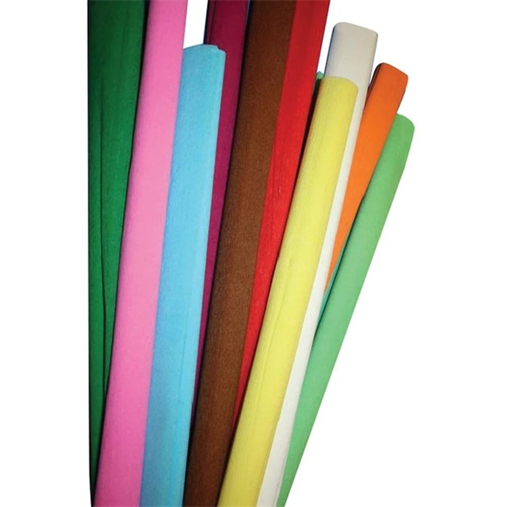 Krepp paper 50x200 cm gold yellow