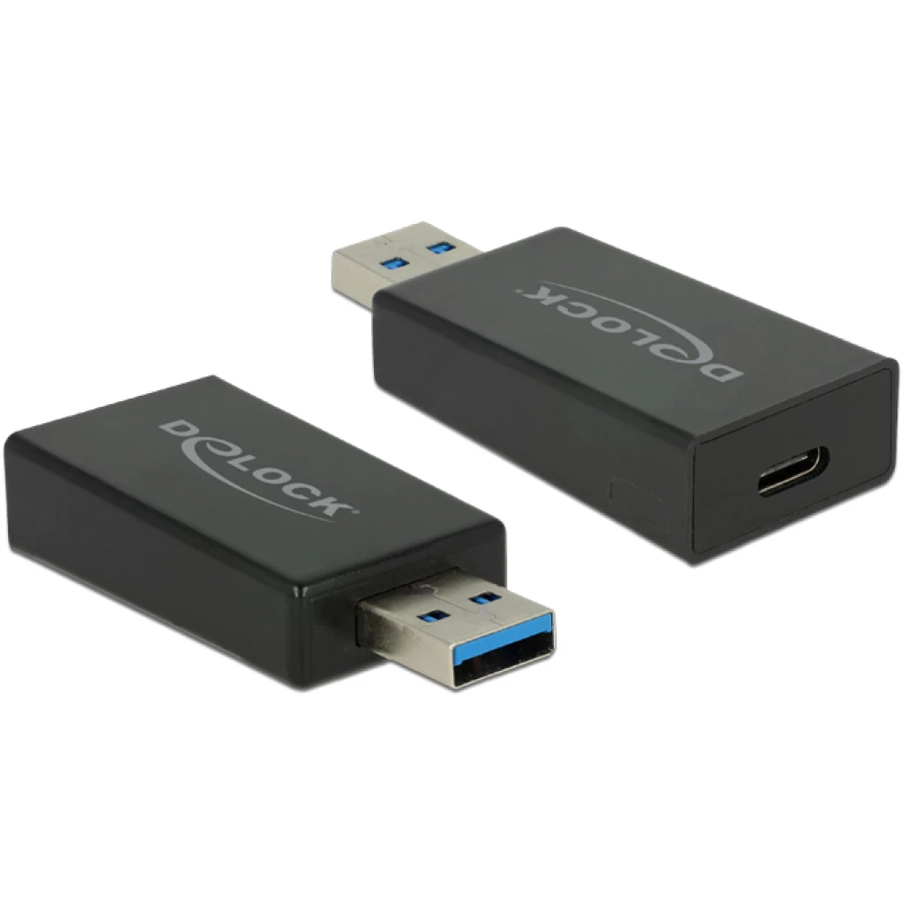 DELOCK USB 3.1 Type C USB 3.1 Converter Black 6cm 65689