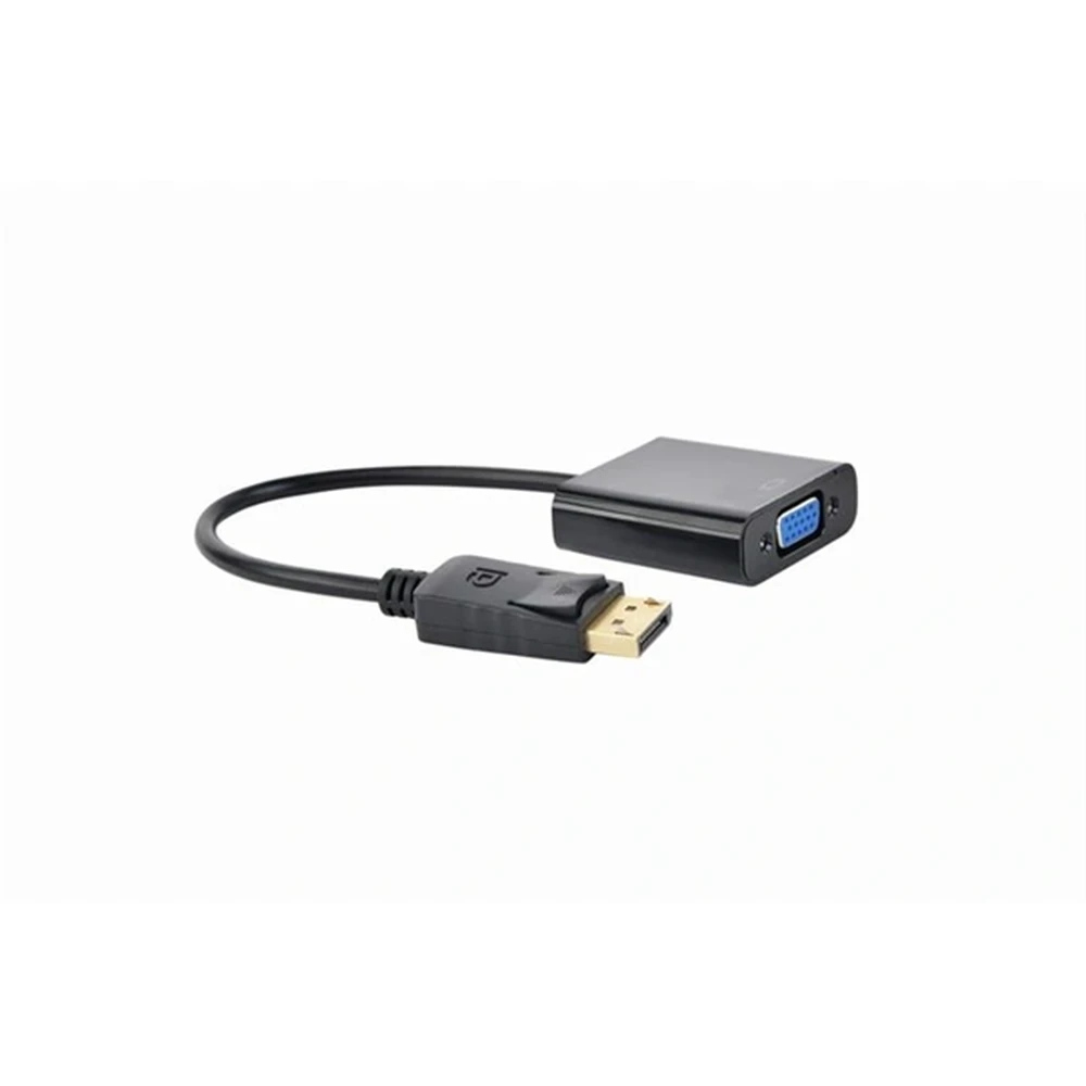 GEMBIRD DisplayPort VGA/D-Sub Transformator Schwarz 5cm A-DPM-VGAF-02