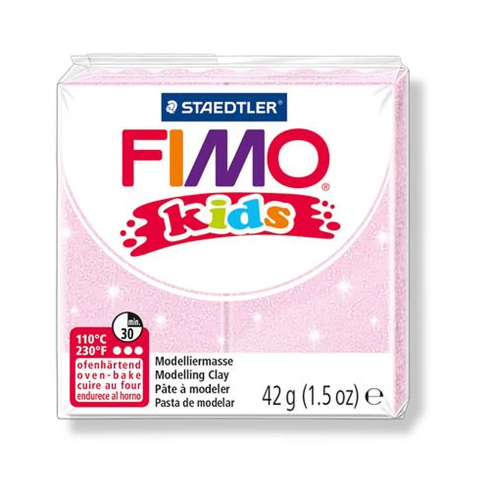 FIMO plastilină 42 g arde-out Kids nacru deschis roz
