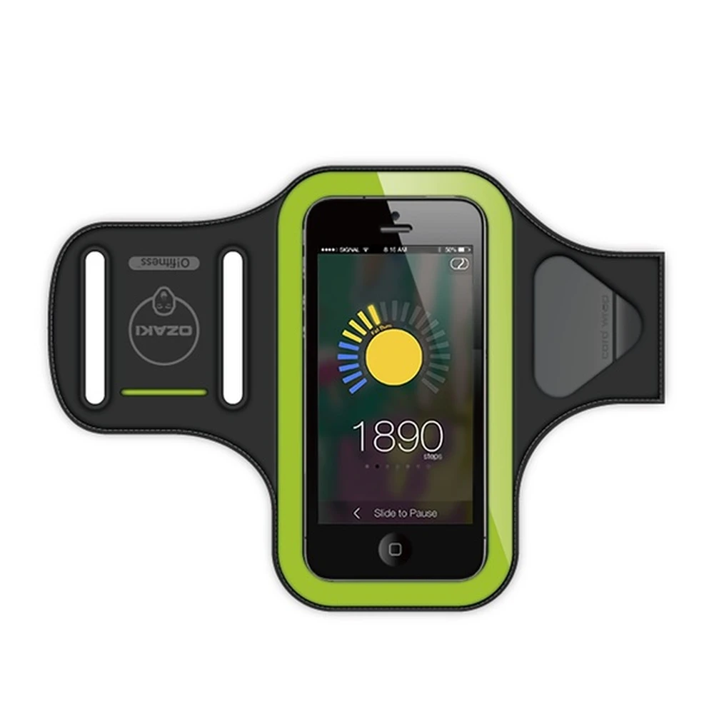 OZAKI O!fitness Go-Go iPhone 6 armband black-green