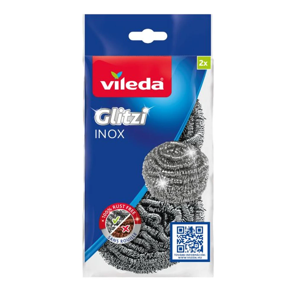 VILEDA Glitzi Inox scrub 2 pcs