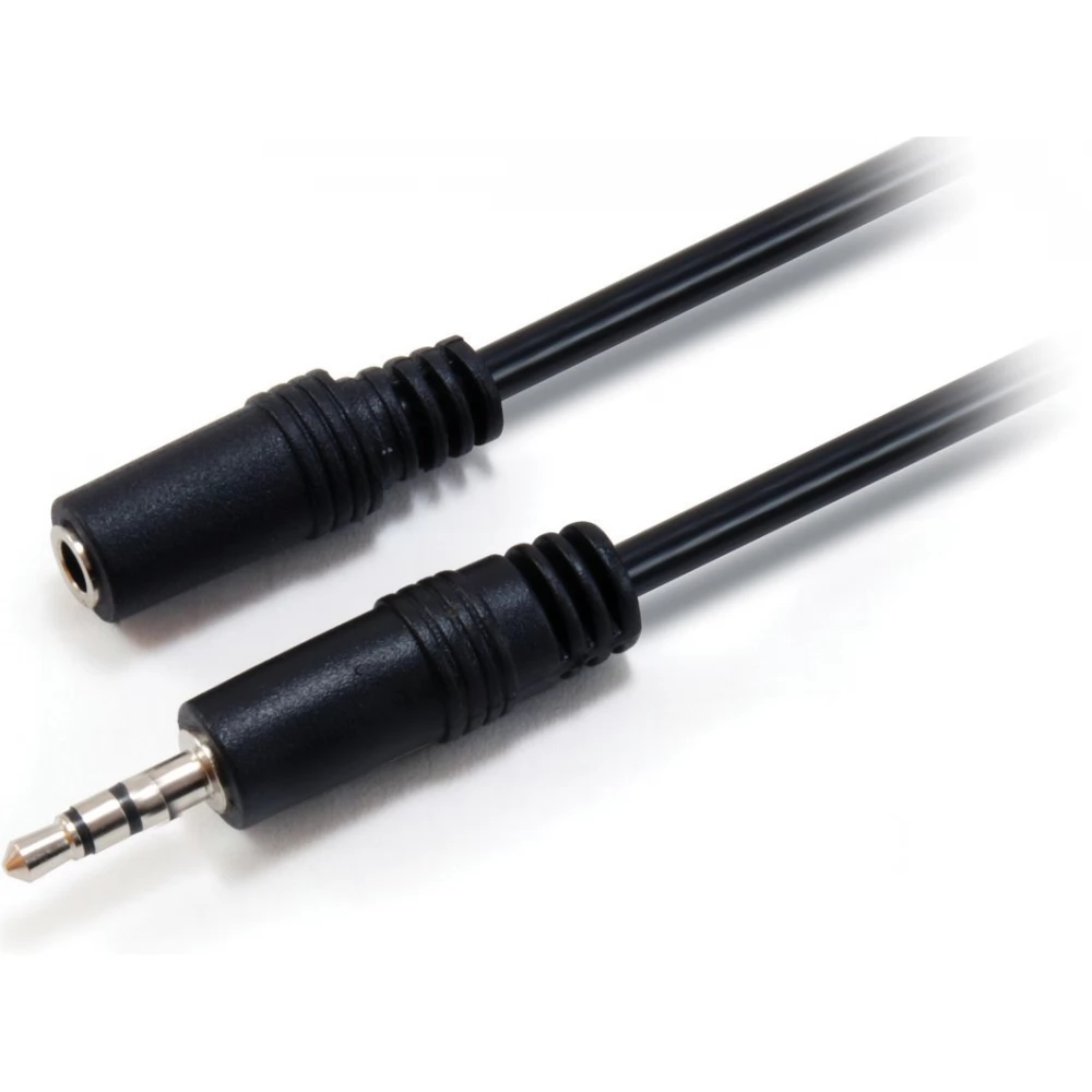 EQUIP Jack Extension cord Black 2.5m 14708207