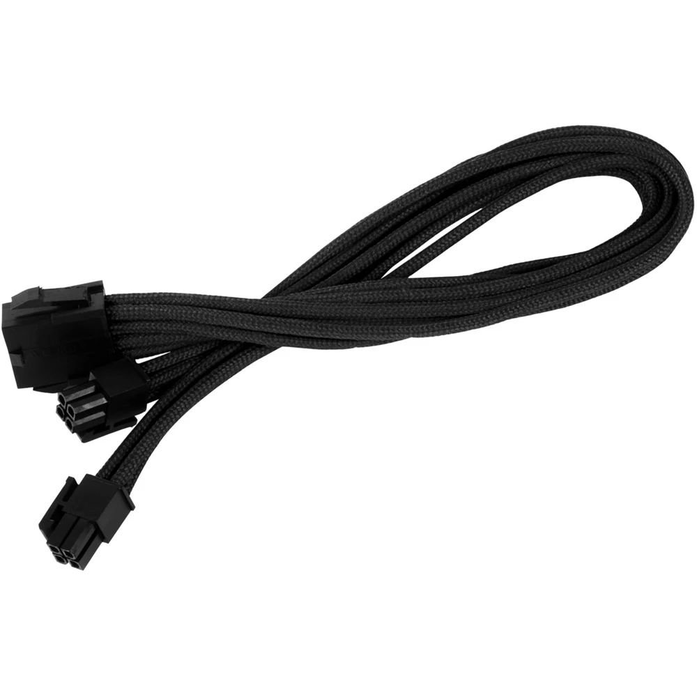 SILVERSTONE Egyéb EPS 8 pin Tápkábel Fekete 30cm SST-PP07-EPS8B