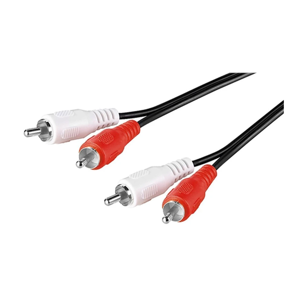 GOOBAY RCA Connector Black 5m 50030