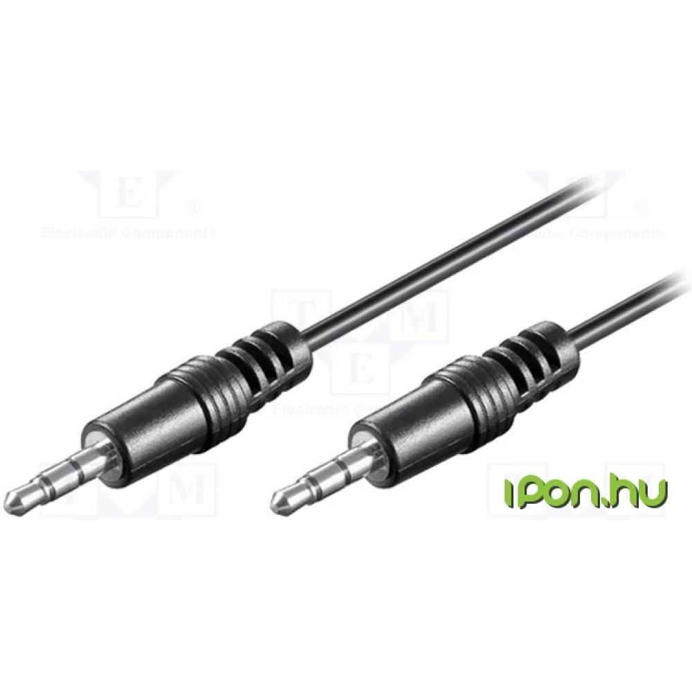 GOOBAY Jack Connector Black 2.5m 51659