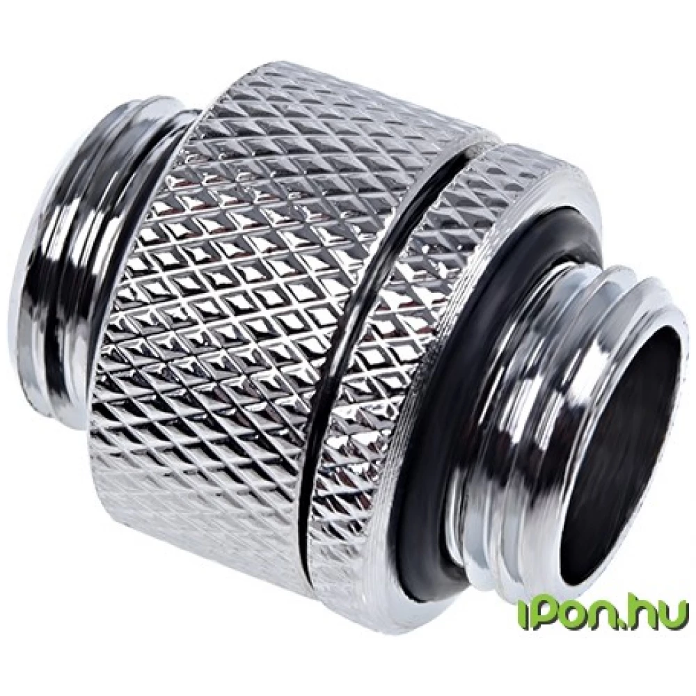 ALPHACOOL 17245 Eiszapfen double nippel rotatable G1/4 outer thread to G1/4 outer thread - krom