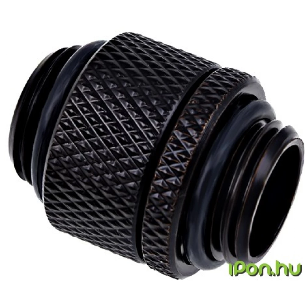 ALPHACOOL 17244 Eiszapfen double nippel rotatable G1/4 outer thread to G1/4 outer thread - fekete