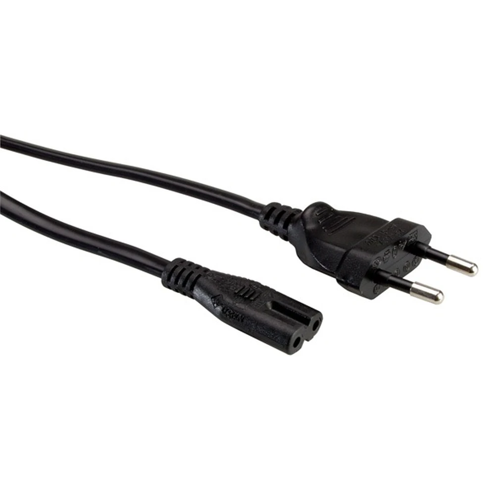 ROLINE 230V Piskóta Tápkábel Fekete 1.8m 19.99.2096-100