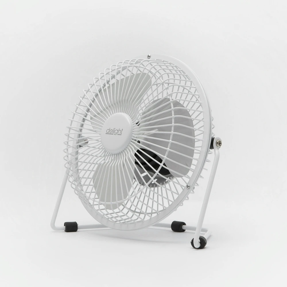 DELIGHT 51110WH CO-USB Mini ventilator alb