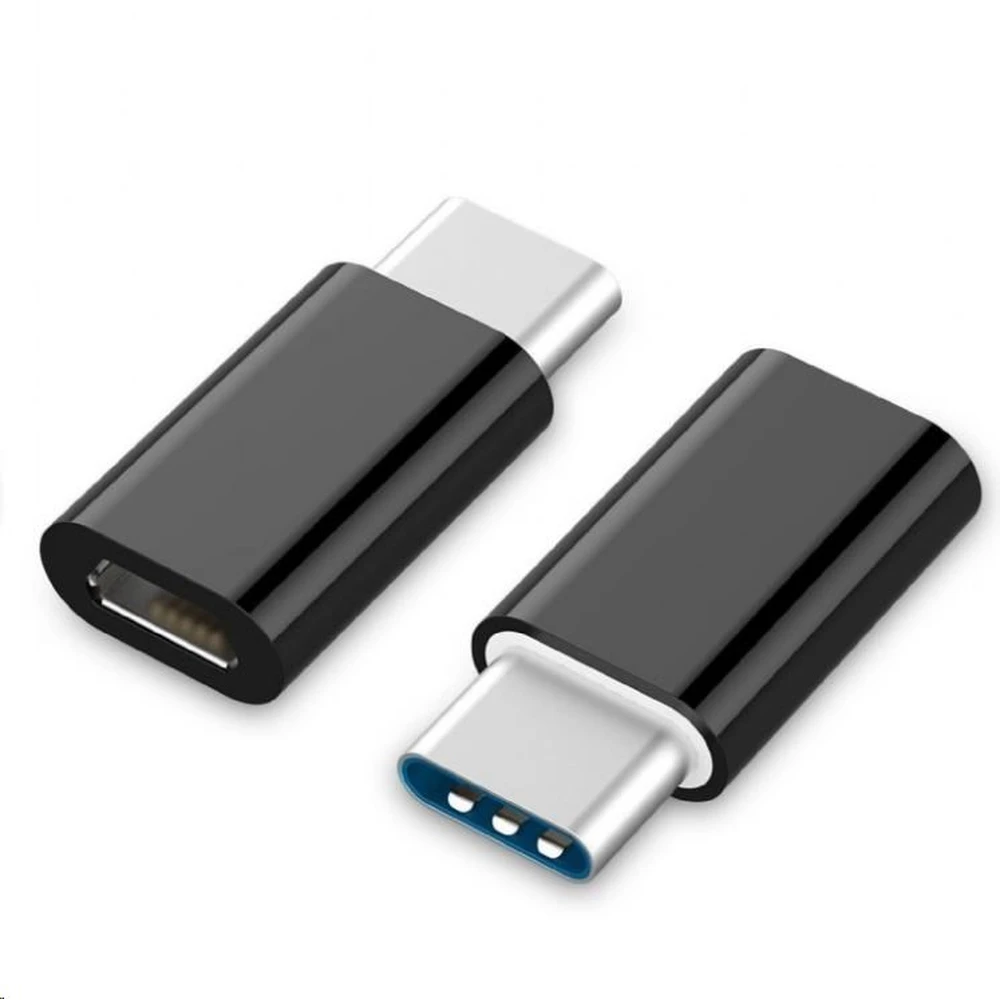 GEMBIRD USB 2.0 Type C Micro USB Converter Black 3cm A-USB2-CMmF-01