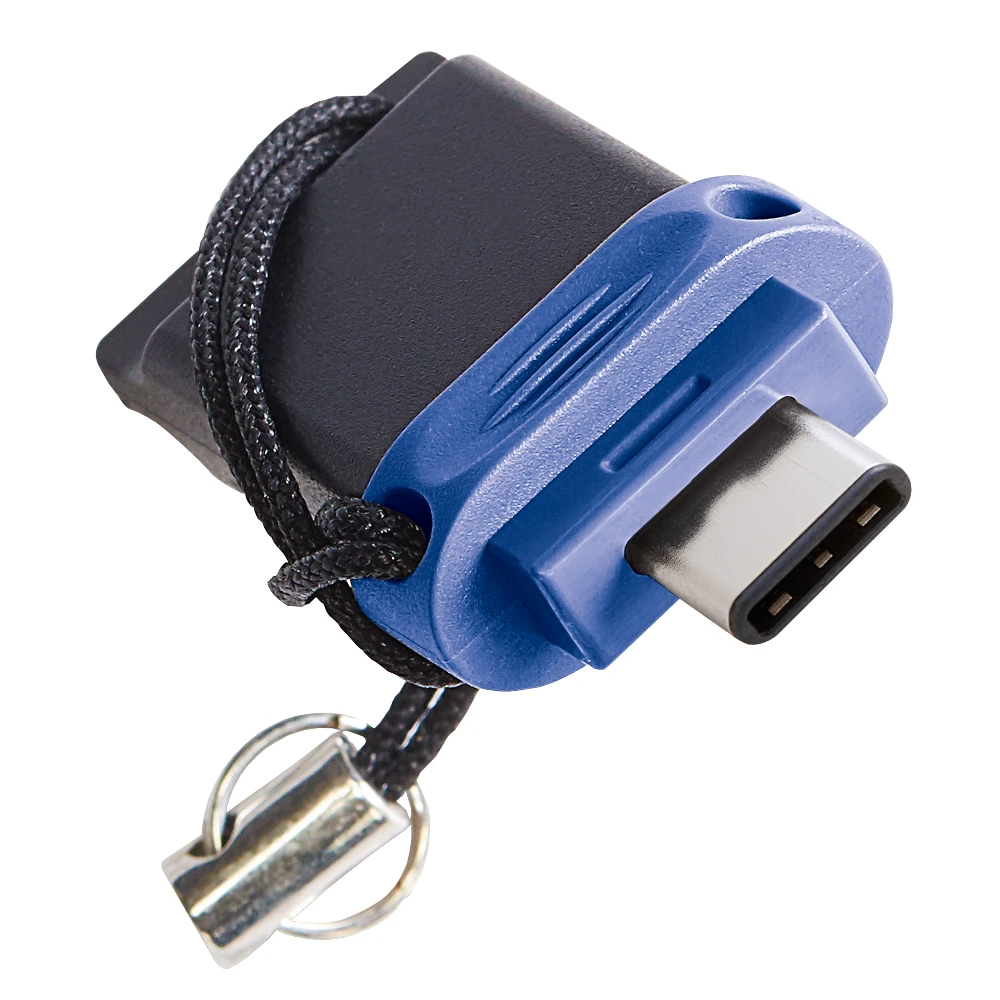 VERBATIM Dual Type C 32GB USB 3.2+USB-C adapter kék