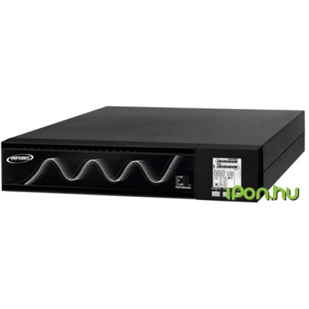 INFOSEC UPS E3 Performance RT - 2000 VA - Szinusz
