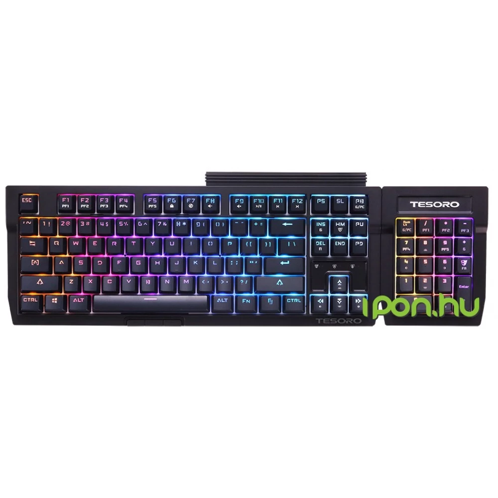 TESORO Tizona Spectrum RGB Kailh Red UK Angol fekete