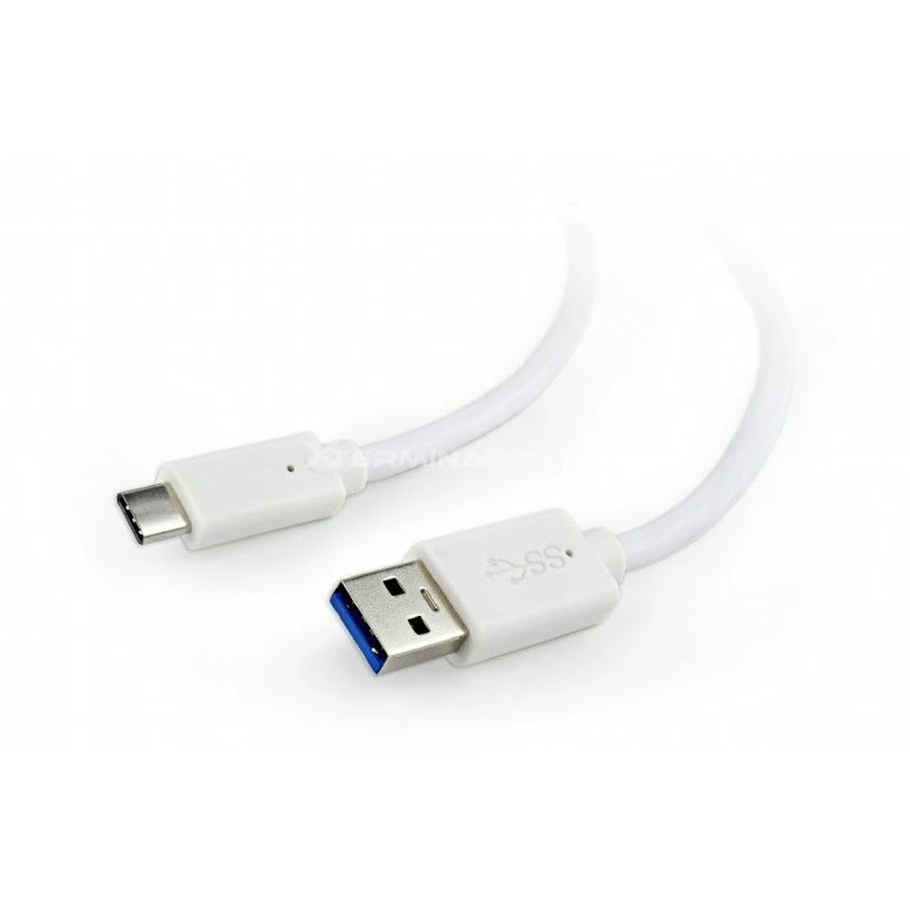 GEMBIRD USB 3.0 USB 3.0 Type C Transformator Weiß 1m CCP-USB3-AMCM-1M-W