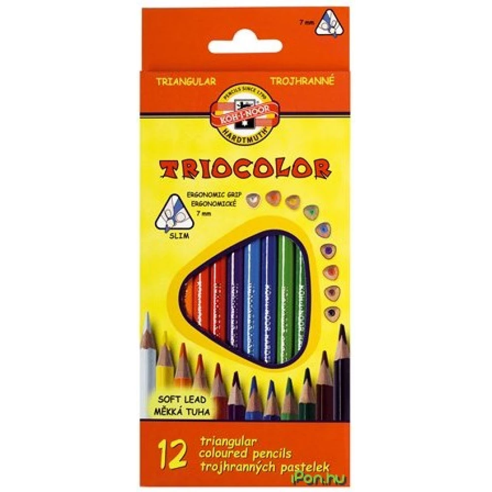 KOH-I-NOOR Boja olovka pribor trokutan Triocolor 3132/12 12 drugačiji boja