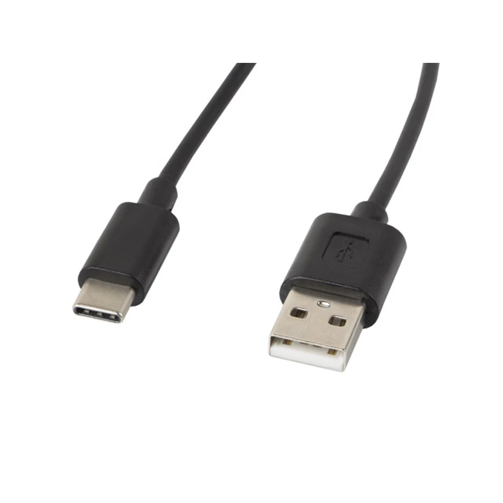 LANBERG USB 2.0 Type C Convertor Negru 1.8m CA-USBO-10CC-0018-BK