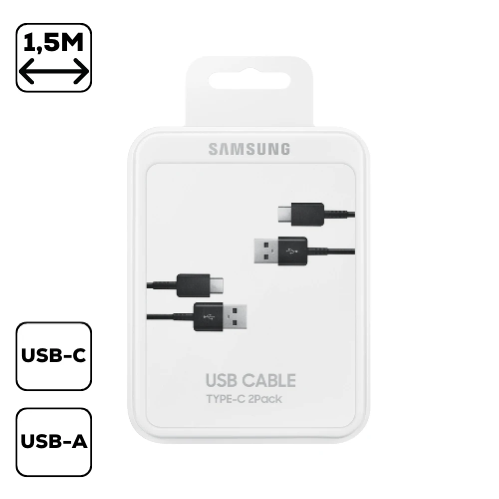 SAMSUNG USB 2.0 Type C Convertor Negru 1.5m EP-DG930MBEGWW