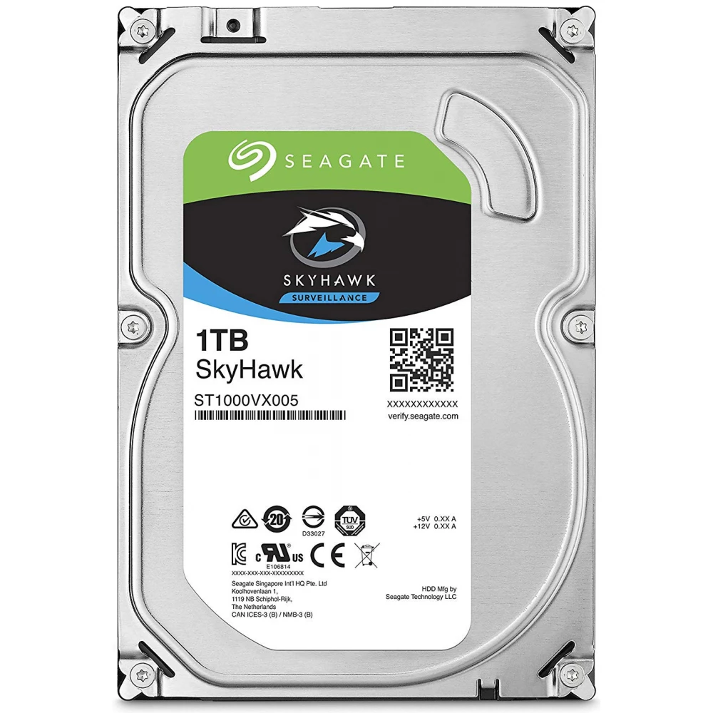 SEAGATE SkyHawk 1TB 3.5" 5900rpm 64MB SATA ST1000VX005