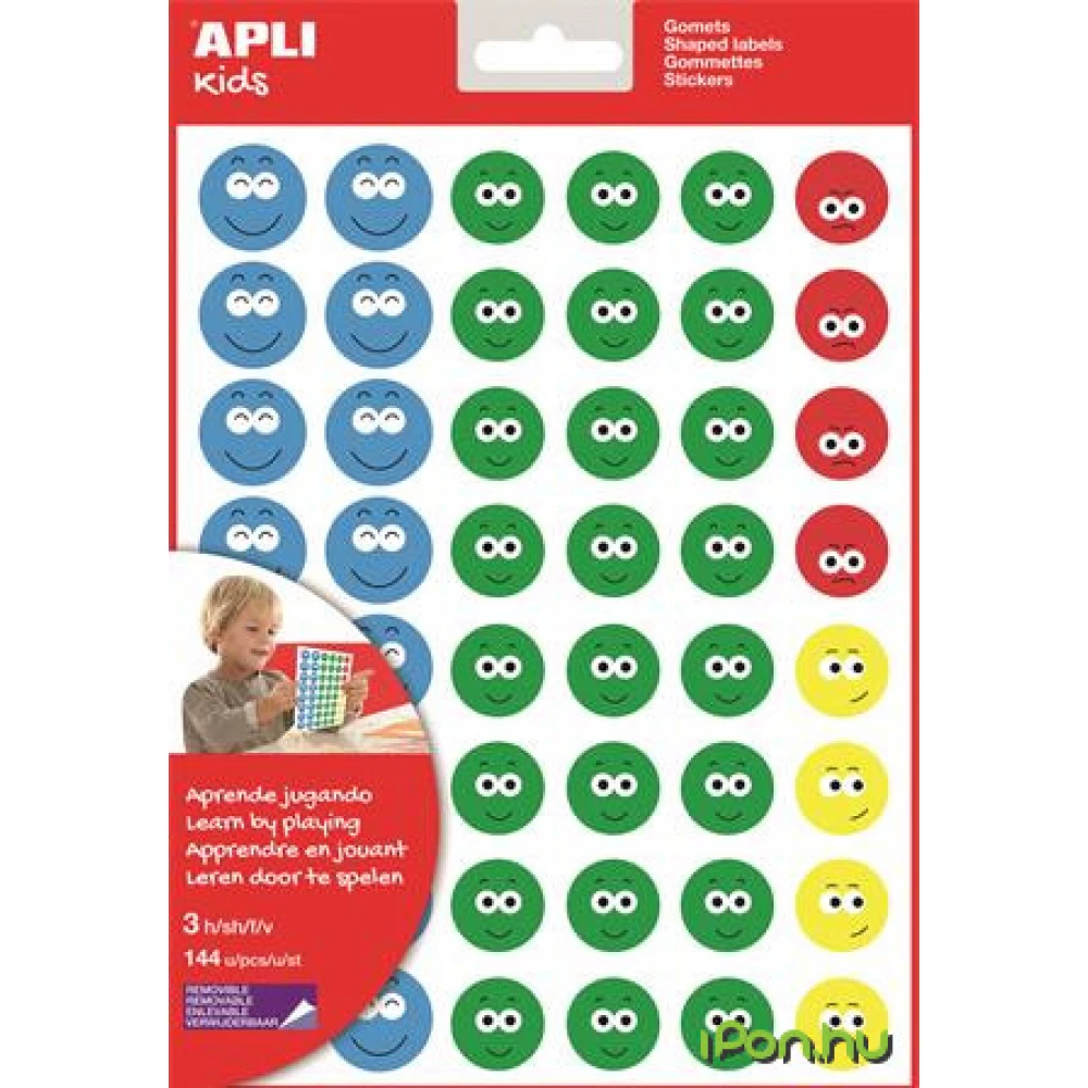 APLI Happy face Emoji sticker set