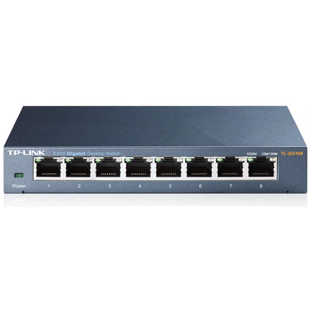 TP-LINK TL-SG108 8 portos 10/100/1000Mbps asztali switch