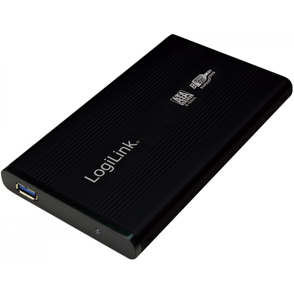 LOGILINK Mobil rack 2.5" S-ATA HDD USB 3.0 aluminium crno UA0106