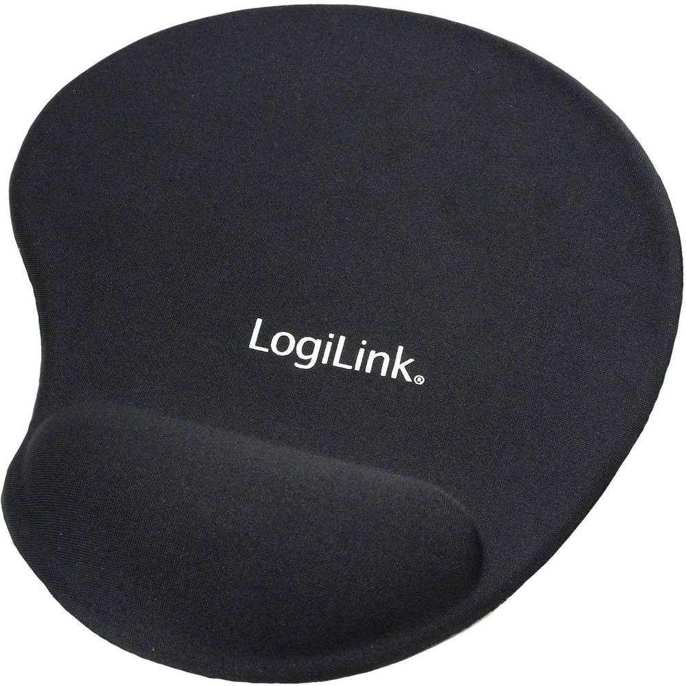 LOGILINK Mousepad with GEL Wrist Rest Support Fekete