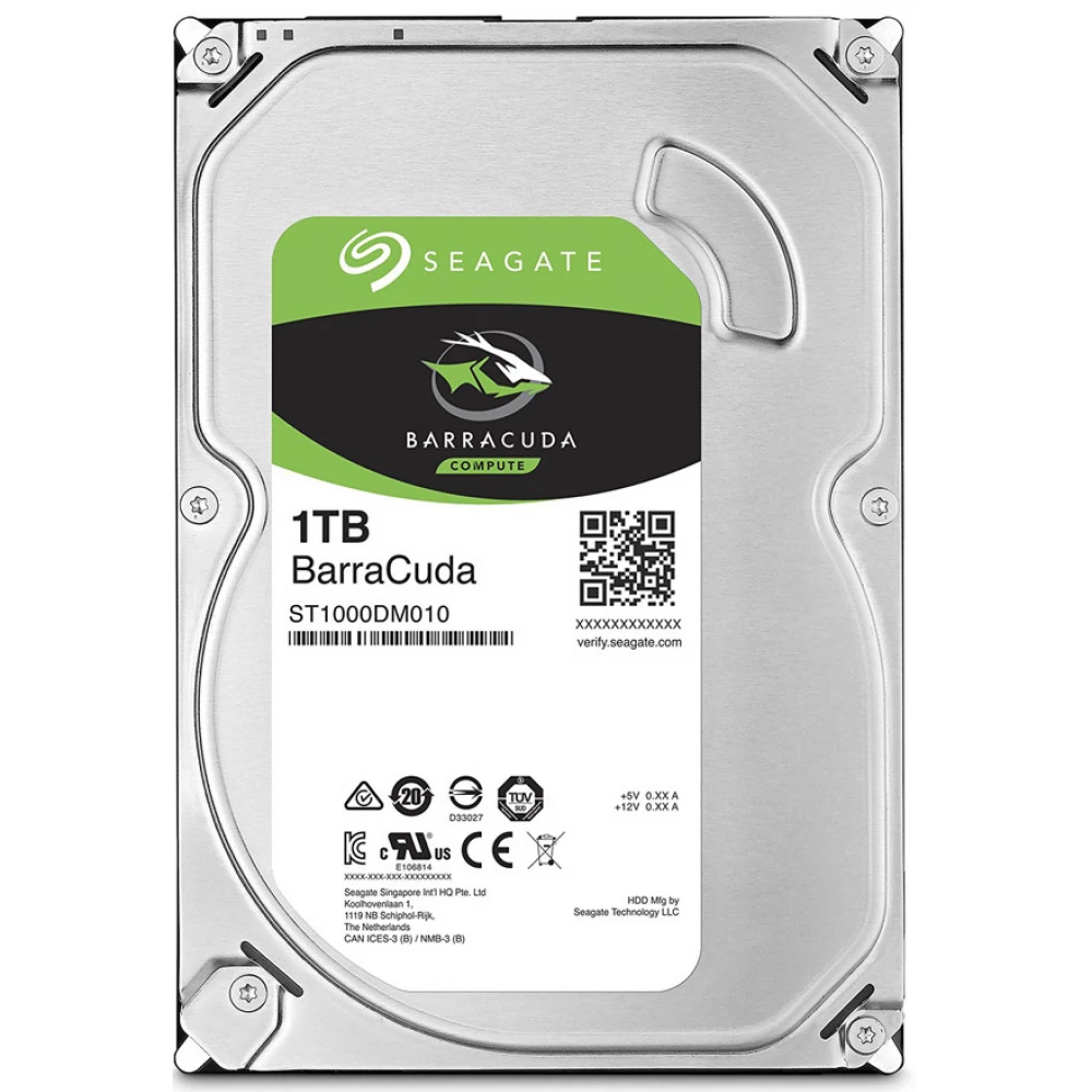 SEAGATE BarraCuda 1TB 3.5" 7200rpm 256MB SATA ST1000DM014