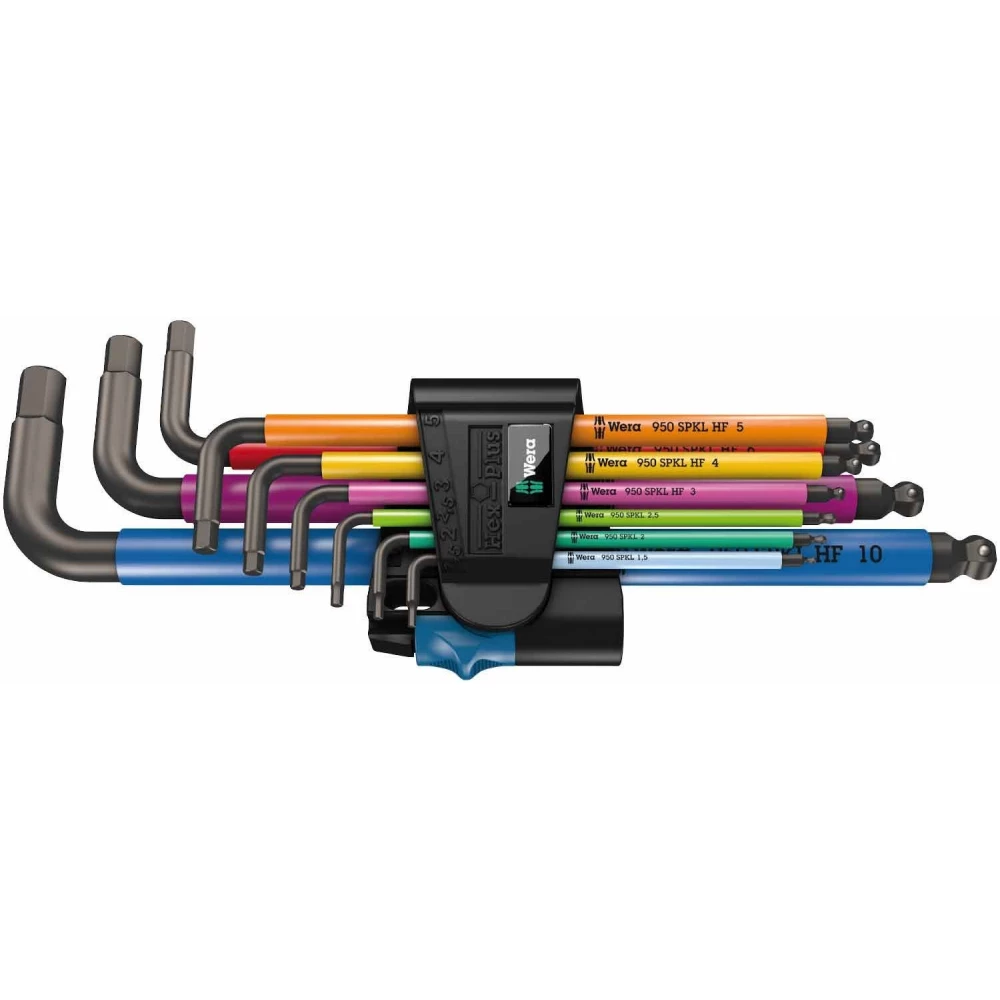 WERA 05022210001 Hexagonal Key stock Hex-Plus 950 SPKL/9 SM HF