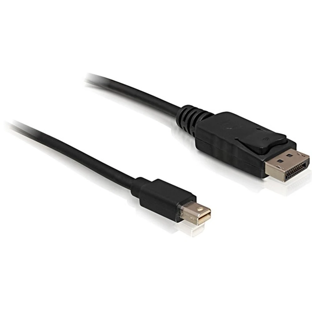 DELOCK Mini DisplayPort Transformator Schwarz 1.8m 82438