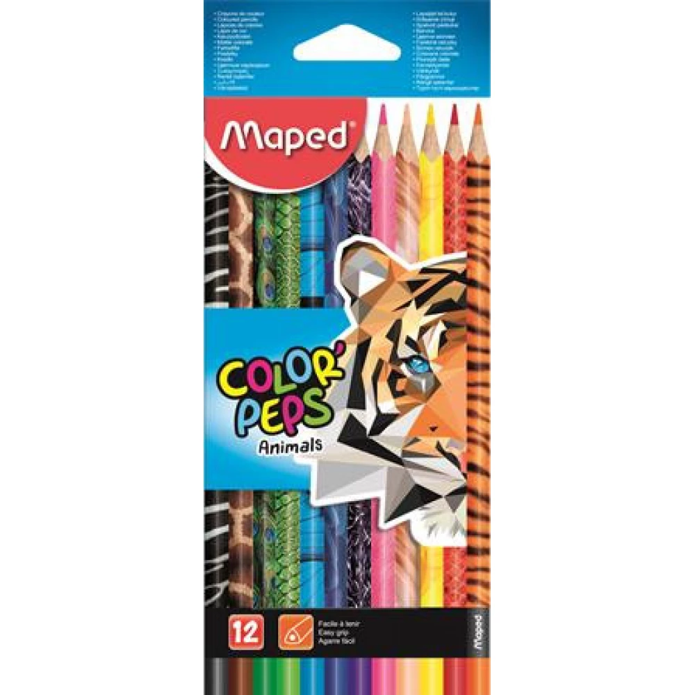 MAPED Boja olovka pribor trokutan Color Peps Animal 12 drugačiji boja