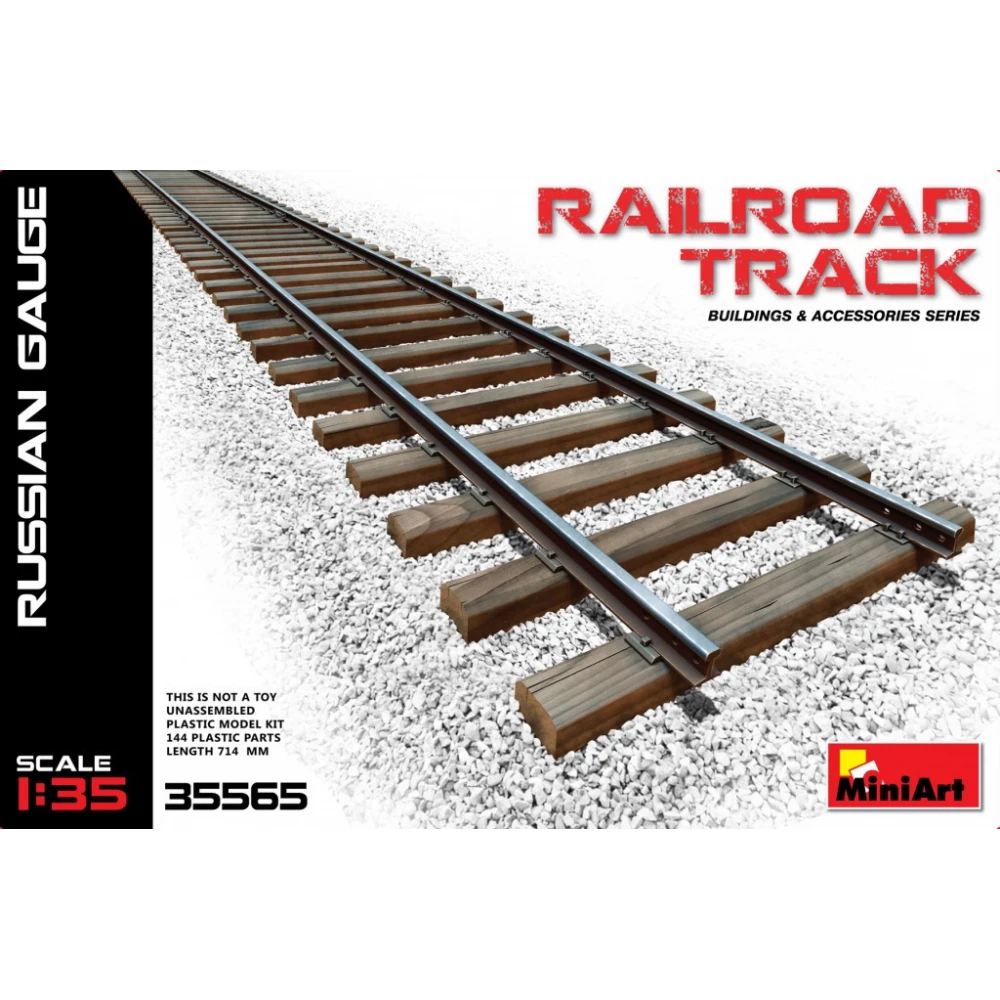 MINIART 1/35 Russian standard railway rail model accessory