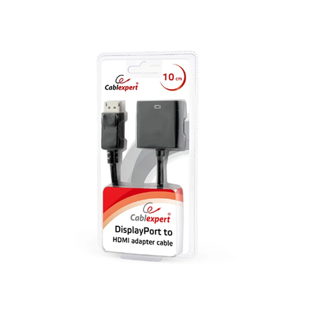 GEMBIRD DisplayPort HDMI Converter Black 10cm AB-DPM-HDMIF-002