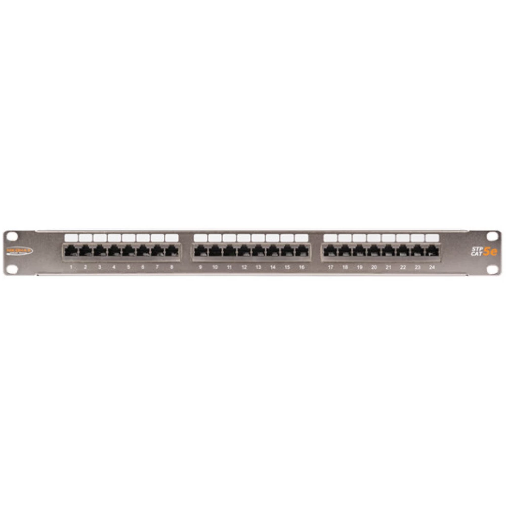 NIKOMAX Shielded patch panel 24 ports 19" 1U Category 5e