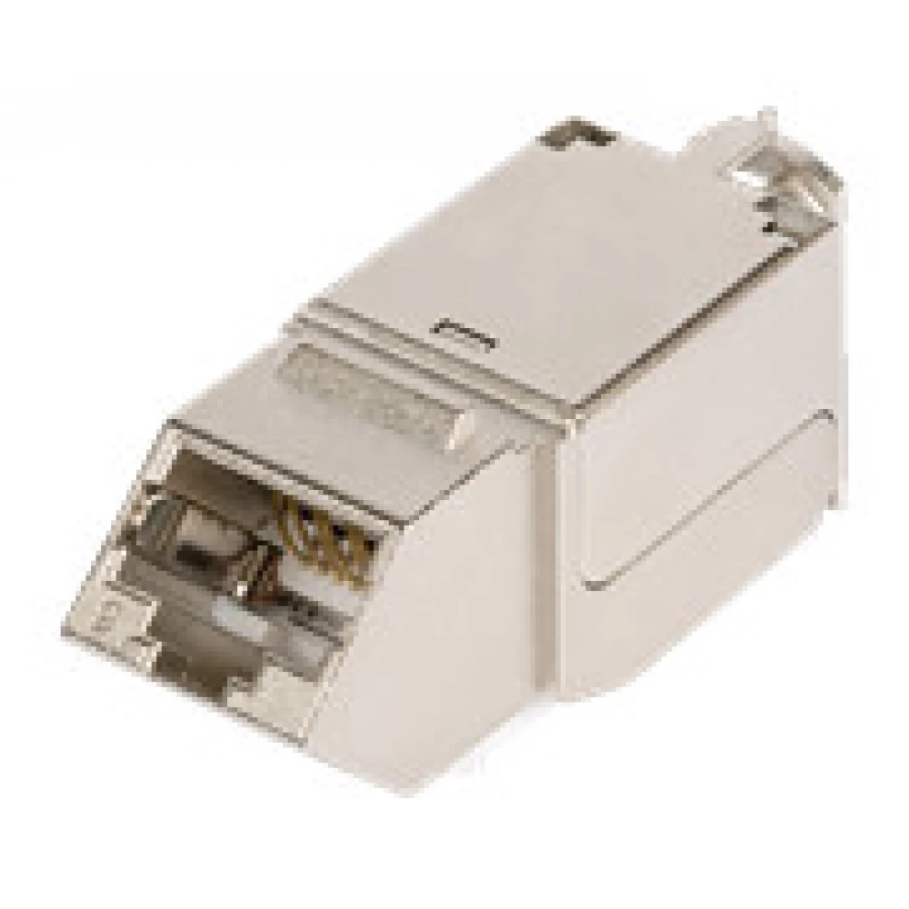 NIKOMAX Fast Termination series keystone jack with angled port Shielded Category 6A