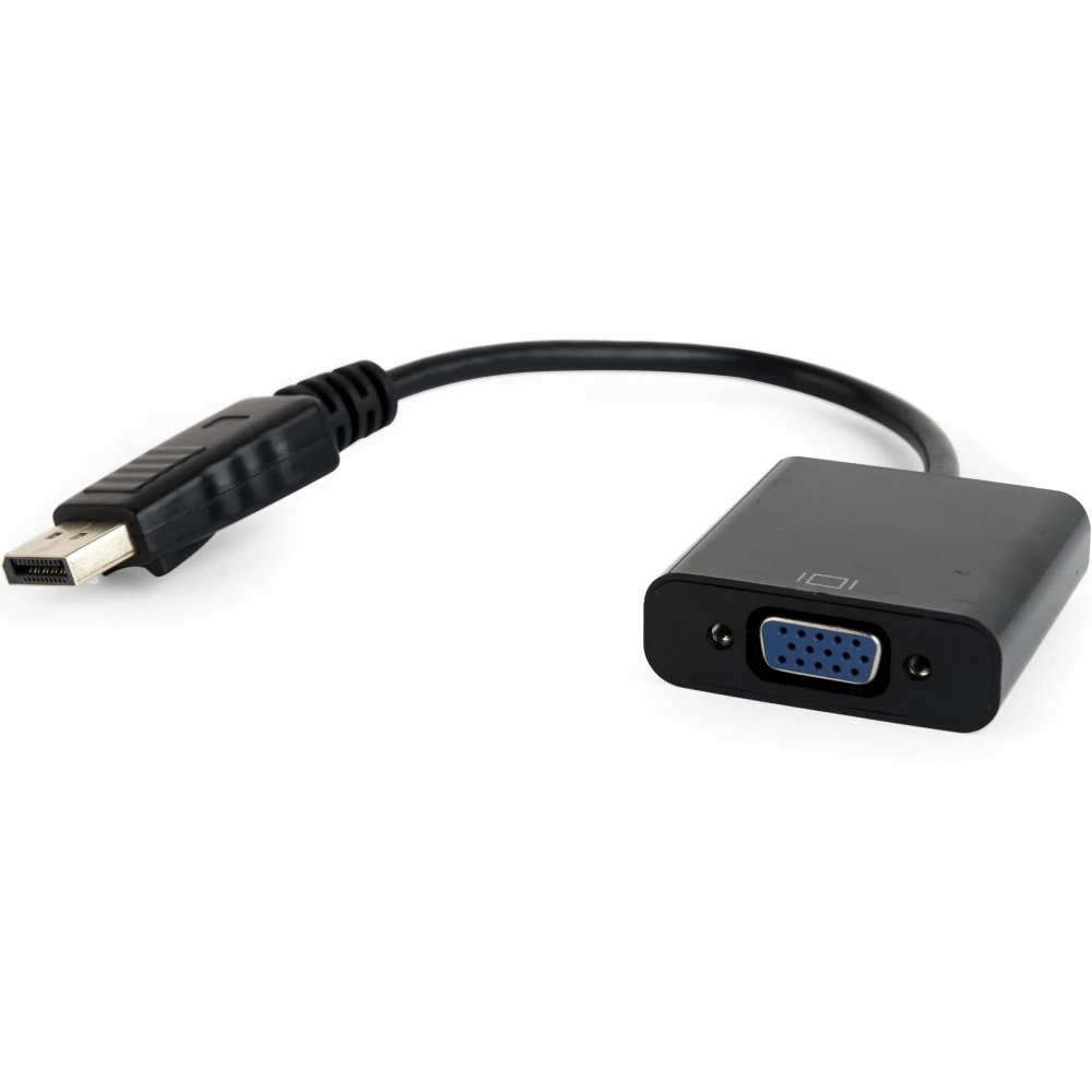 GEMBIRD DisplayPort VGA/D-Sub Transformator Schwarz 15cm AB-DPM-VGAF-02