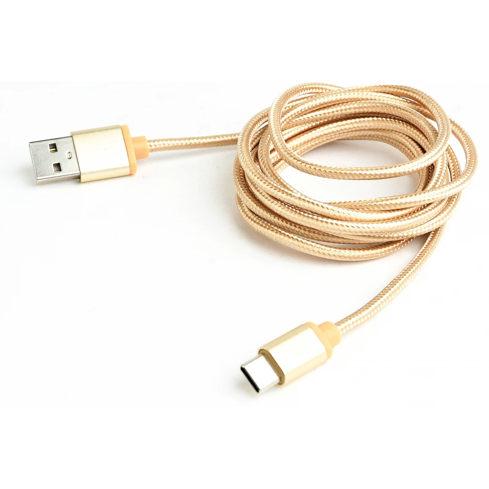 GEMBIRD USB 2.0 Type C Convertor aur 1.8m CCB-mUSB2B-AMCM-6-G